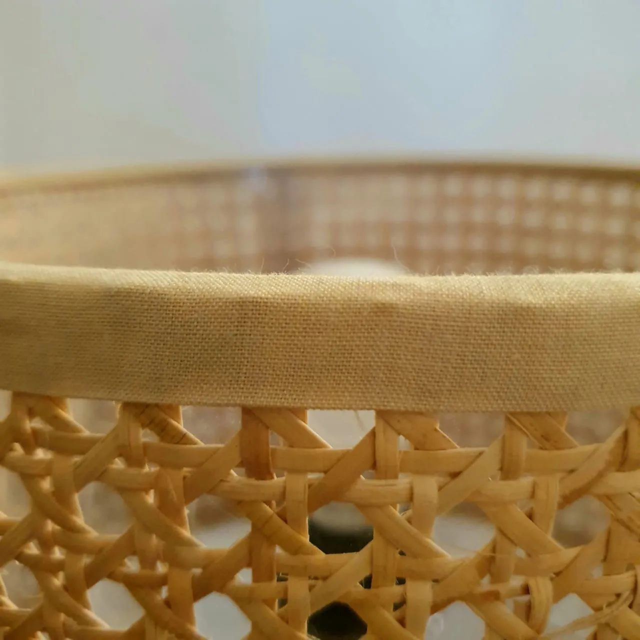Natural Woven Rattan Shade Table Lamp