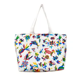 Otomi White Tote