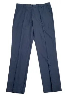 Perry Ellis Portfolio Mens Modern fit Casual Pants 34 / 29 Blue Plaid
