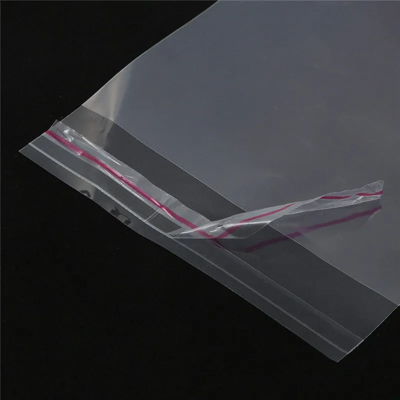 Polyprop Cellophane Selfseal Bags 27.2x18cm Punch Hanging Hole 100pack
