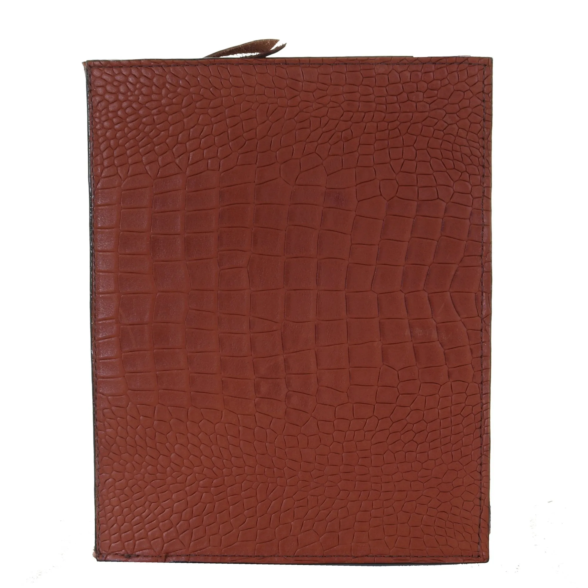 PORT29A - Diamondback Cognac Gator Print Portfolio w/Zipper