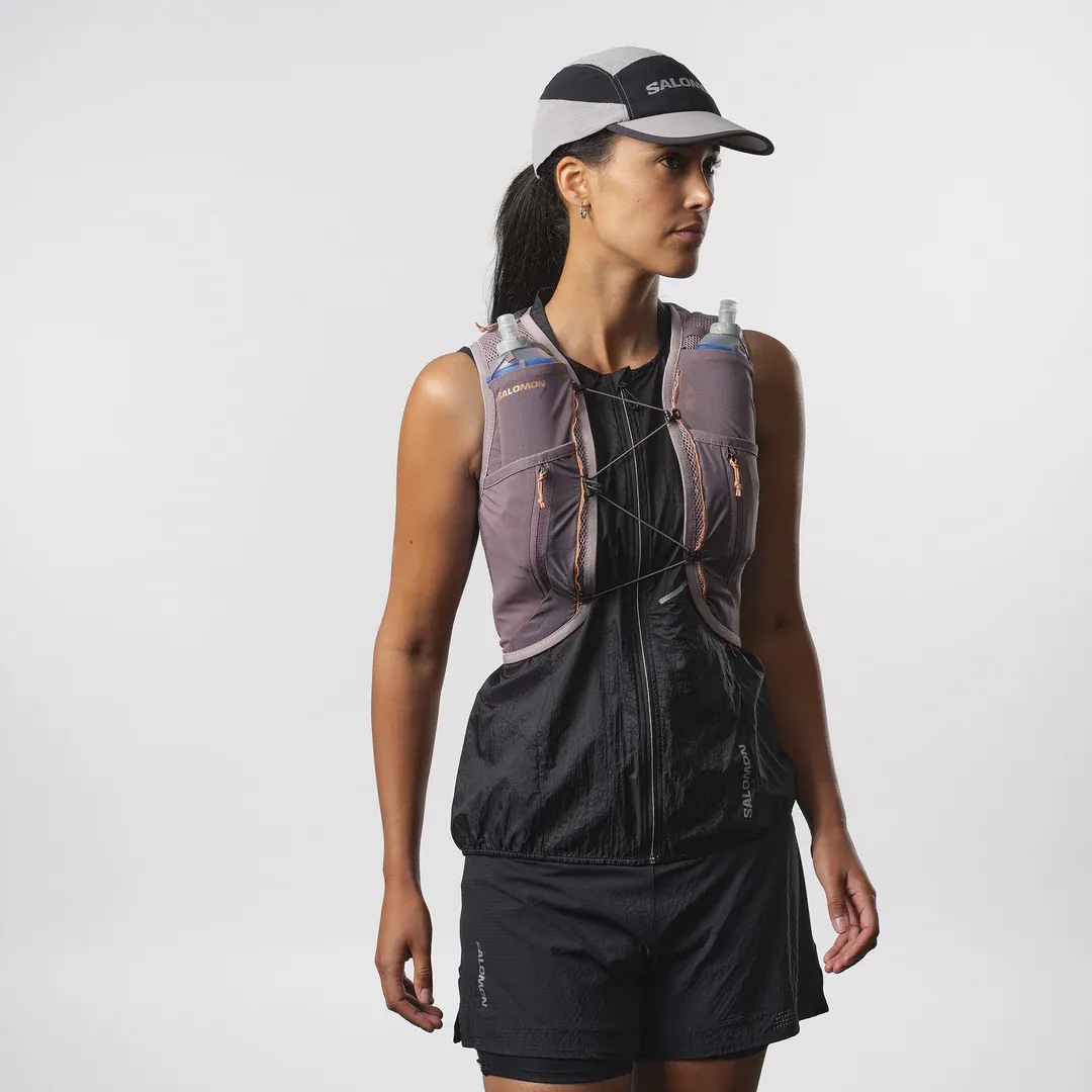 Salomon Women's Active Skin 12 Set - Quail/Moonscape/Sun Baked - XL