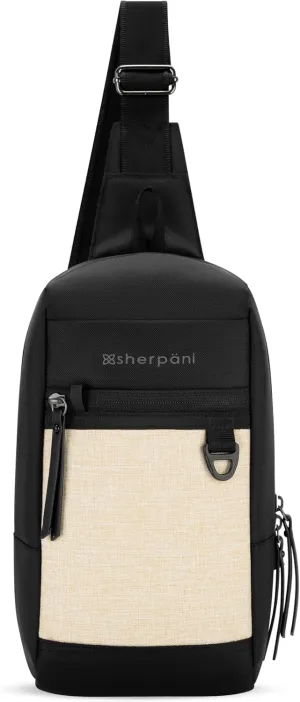 Sherpani Metro, Anti Theft Sling Bag, Sling Backpack, 5L Travel Bag, Chest Bag, Women Shoulder Sling Purse, Crossbody Backpack, Sling Pack, Metal Hardware, Travel Gift for Mothers Day 2025 (Straw)