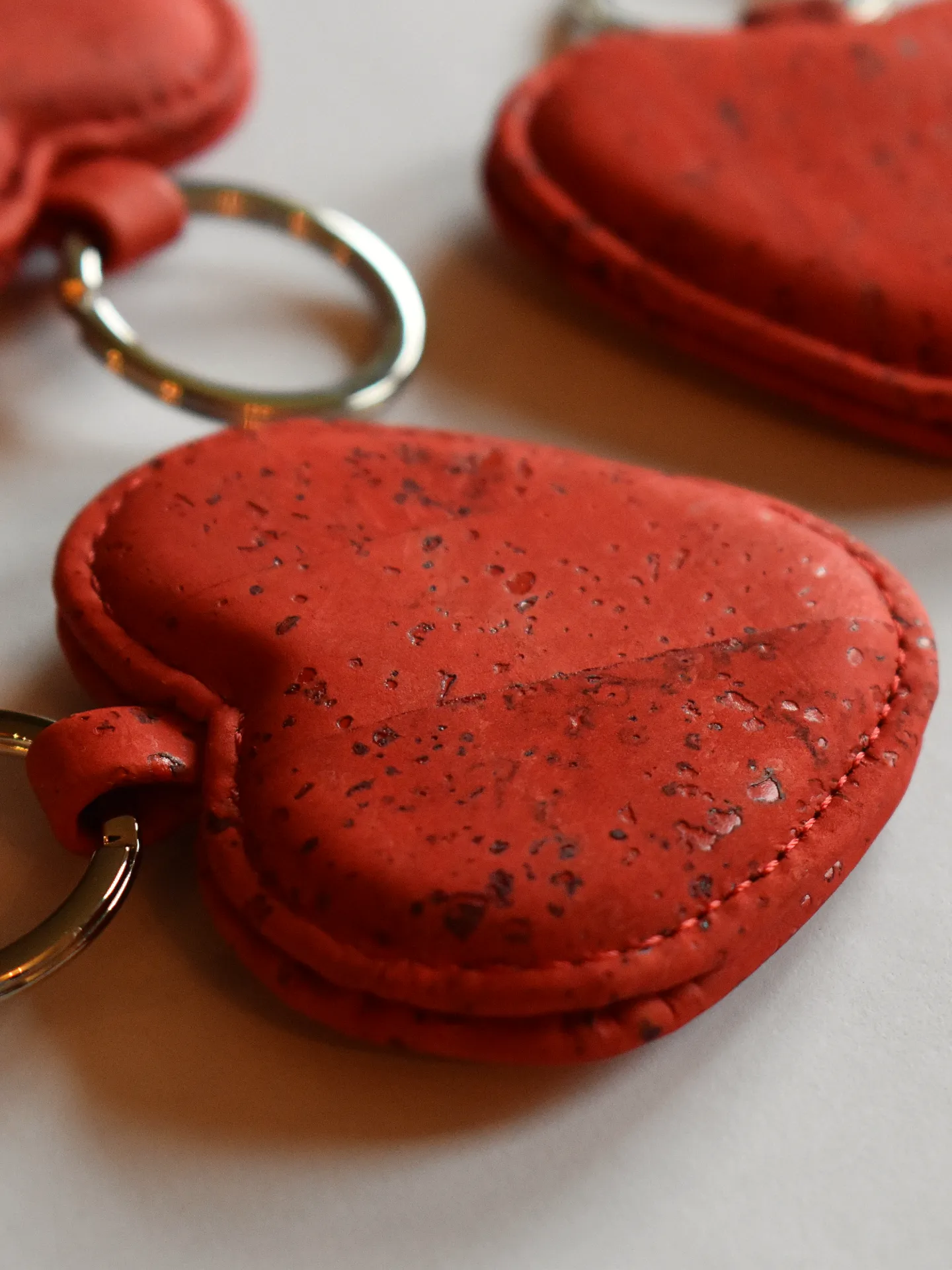 Shine On: Heartfelt Cork Keychain