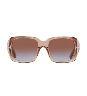 Tom Ford Ryder Women's Brown Gradient Square Sunglasses
