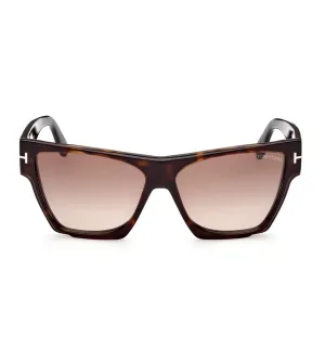 Tom Ford Women's Brown Cat-eye Sunglasses