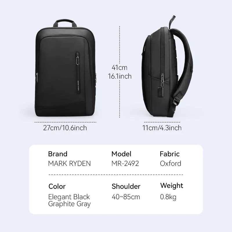UrbanLite Pro: Sleek & Water-Resistant Business Travel Backpack