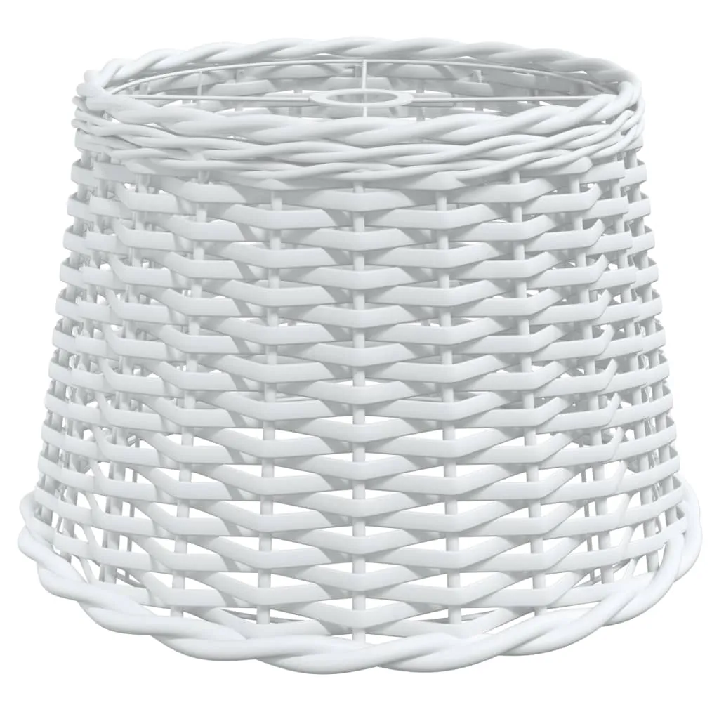 vidaXL Ceiling Lamp Shade White Ø40x26 cm Wicker