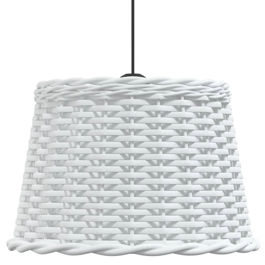 vidaXL Ceiling Lamp Shade White Ø40x26 cm Wicker