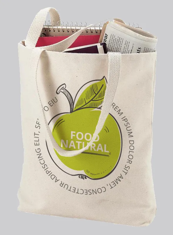 Washed Denim Canvas Tote Bags Promotional - Canvas Tote Bags Custom Printed
