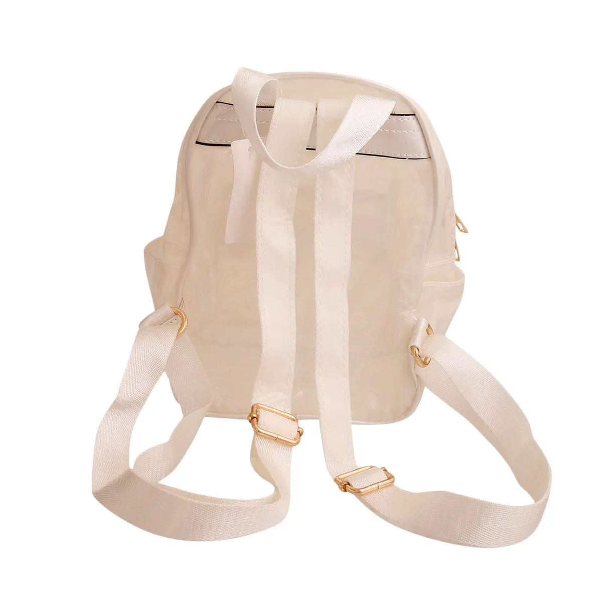 WhiteTransparent Backpack