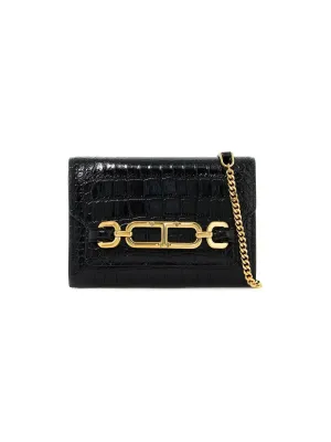 Whitney Croc-Embossed Bag